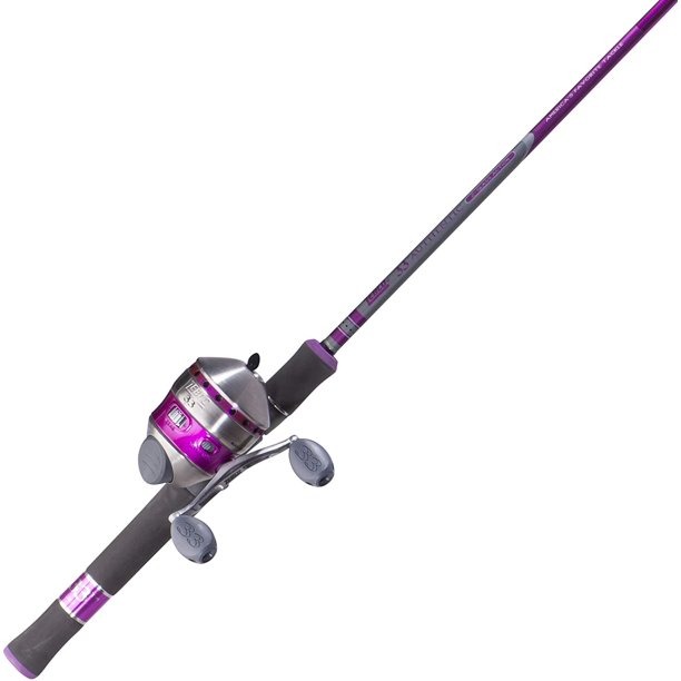 Zebco 33 Ladies SpinCast Fishing reel and rod combo