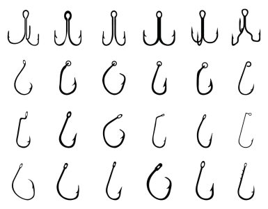 type of fishing hooks